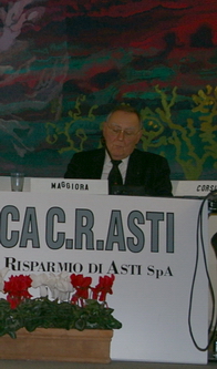 Dott. Michele Maggiora - Presidente della Fondazione Cassa di Risparmio di Asti.