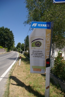 FOTO DELL'INUGURAZIONE NUOVA SEDE OSSERVATORIO del paesaggio presso l'ex-Stazione Ferroviaria di Chiusano d'Asti.