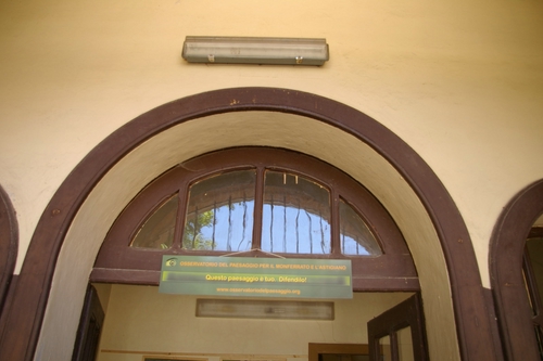 FOTO DELL'INUGURAZIONE NUOVA SEDE OSSERVATORIO del paesaggio presso l'ex-Stazione Ferroviaria di Chiusano d'Asti.