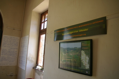 FOTO DELL'INUGURAZIONE NUOVA SEDE OSSERVATORIO del paesaggio presso l'ex-Stazione Ferroviaria di Chiusano d'Asti.