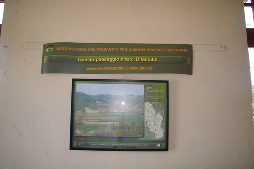 FOTO DELL'INUGURAZIONE NUOVA SEDE OSSERVATORIO del paesaggio presso l'ex-Stazione Ferroviaria di Chiusano d'Asti.