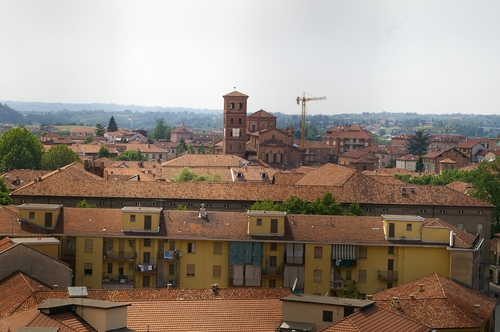 Foto della visita alla Torre Trojana di Asti nell'ambito della Rassegna VerdeTerra 2007.