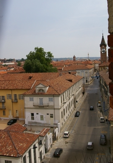 Foto della visita alla Torre rossa o di San Secondo di Asti nell'ambito della Rassegna VerdeTerra 2007.