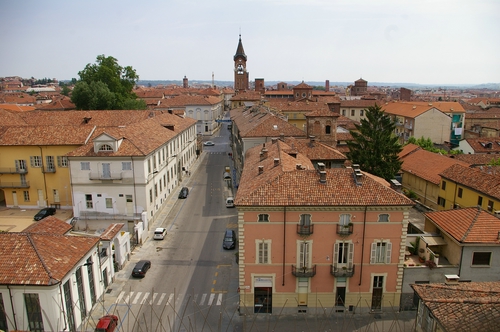 Foto della visita alla Torre rossa o di San Secondo di Asti nell'ambito della Rassegna VerdeTerra 2007.