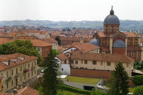 Foto della visita alla Torre rossa o di San Secondo di Asti nell'ambito della Rassegna VerdeTerra 2007.