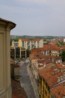 Foto della visita alla Torre rossa o di San Secondo di Asti nell'ambito della Rassegna VerdeTerra 2007.