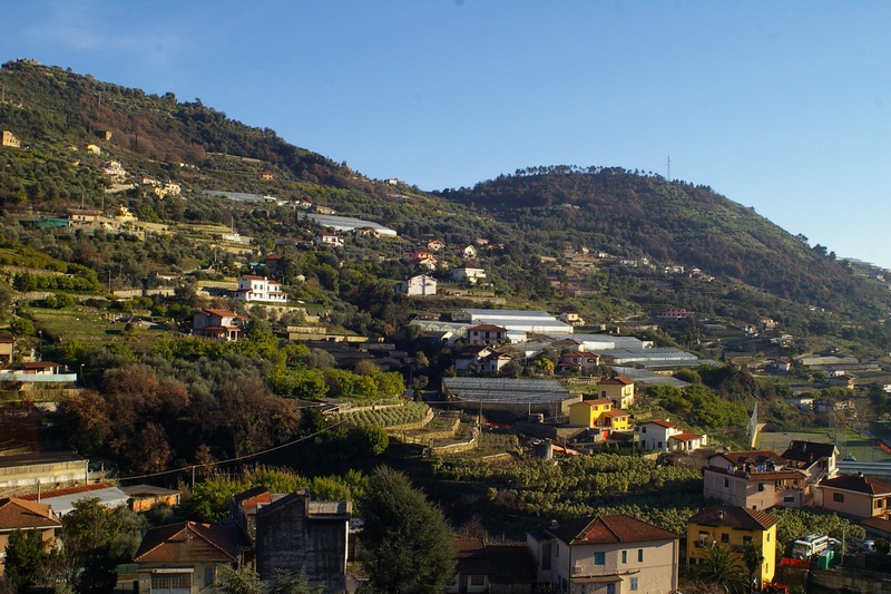 Veduta del paesaggio agrario di San Biagio della Cima.
