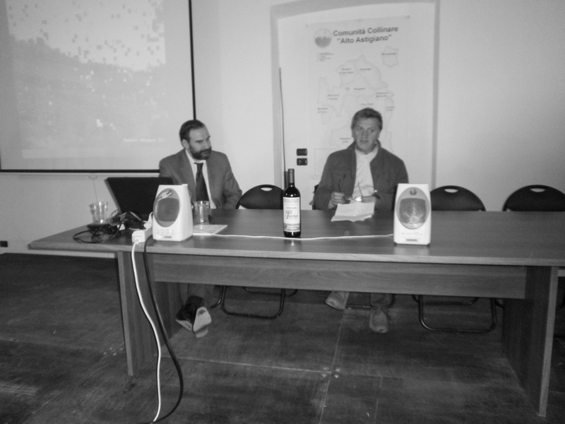 Contributo di riflessione del Dott. Eugenio Savio (Presidente Cantina "Terra dei Santi") su "Valore economico e culturale del Freisa" (Foto Mirella Zitti).