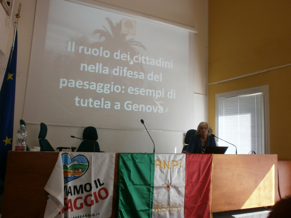 Contributo di riflessione della Prof.ssa Angela Comenale Pinto su "Il ruolo dei cittadini nella difesa del paesaggio: esempi di tutela a Genova".