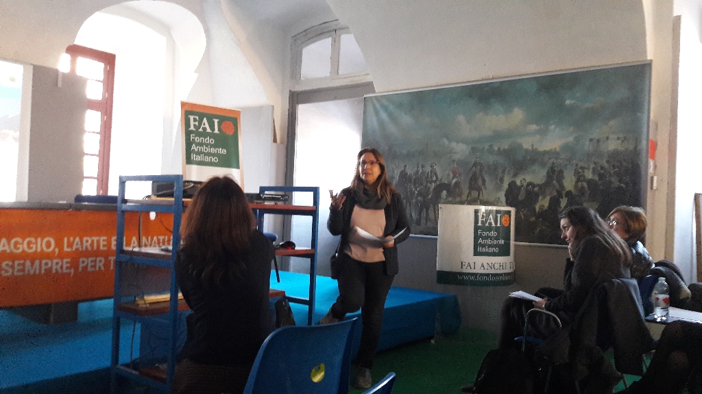 Relazione della Prof.ssa Daniela Bosia, Presidente della Rete degli Osservatori del Paesaggio del Piemonte, alla Celebrazione della seconda Giornata Nazionale del Paesaggio "Paesaggio patrimonio comune - Conversazioni sul paesaggio", presso la Cittadella di Alessandria, Ex Caserma Pasubio [Foto di Gian Paolo Bardazza].