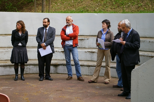 Foto della Conversazione "Dal Parco del Littorio al Bosco dei Partigiani" di Marco Devecchi nella Rassegna Verdeterra 2007.