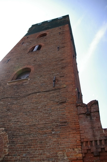 Foto della visita alla Torre Comentina di Piazza Roma ad Asti nell'ambito della Rassegna VerdeTerra 2007.
