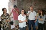 Foto della visita alla torre rossa o di San Secondo di asti nell'ambito della Rassegna VerdeTerra 2007.