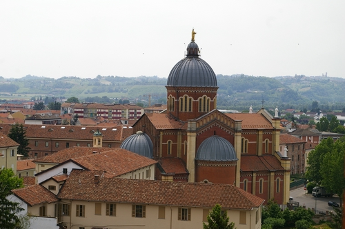 Foto della visita alla Torre rossa o di San Secondo di Asti nell'ambito della Rassegna VerdeTerra 2007.