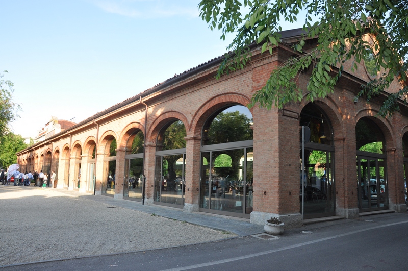 Veduta esterna del Foro Boario di Nizza Monferrato.