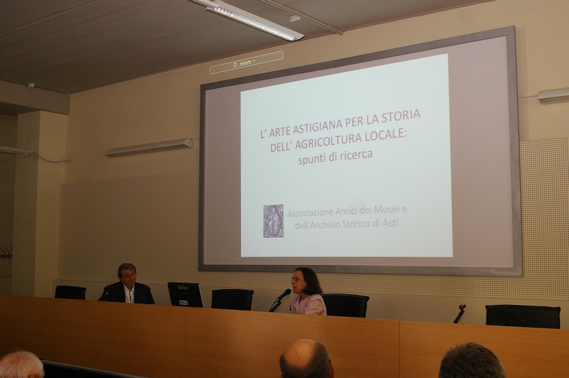 Relazione della Prof.ssa Matilde Picollo (Associazione Amici dei Musei) su "L arte astigiana per una lettura storica dell agricoltura locale".