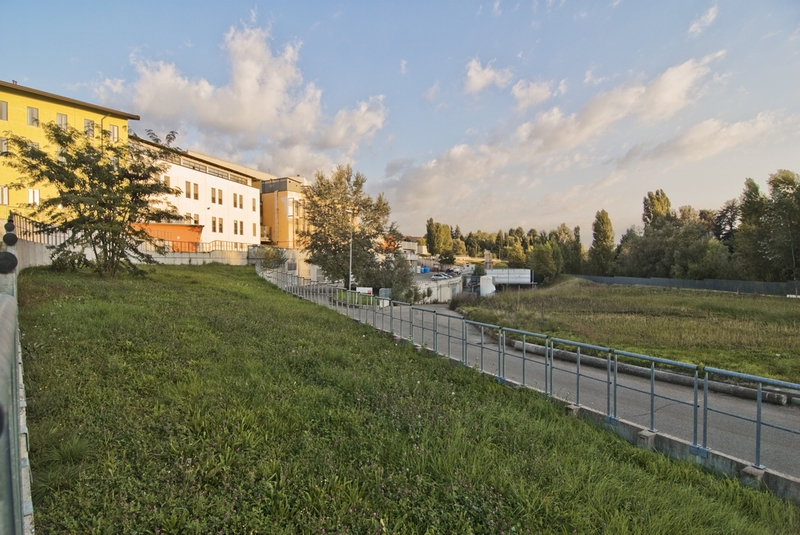 Veduta delle pregevolissime aree verdi circostanti l Ospedale Cardinal Massaia di Asti.