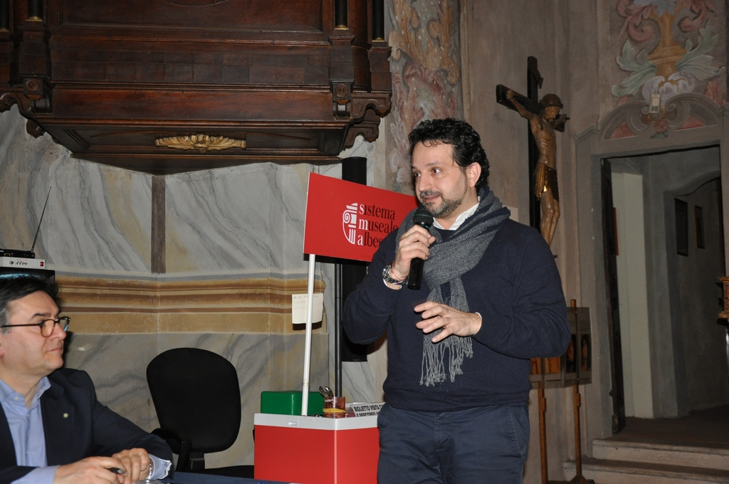 Riflessione dell Assessore all UNESCO del Comune di Asti, Dott. Andrea Cerrato  [Foto di Angelo Porta].