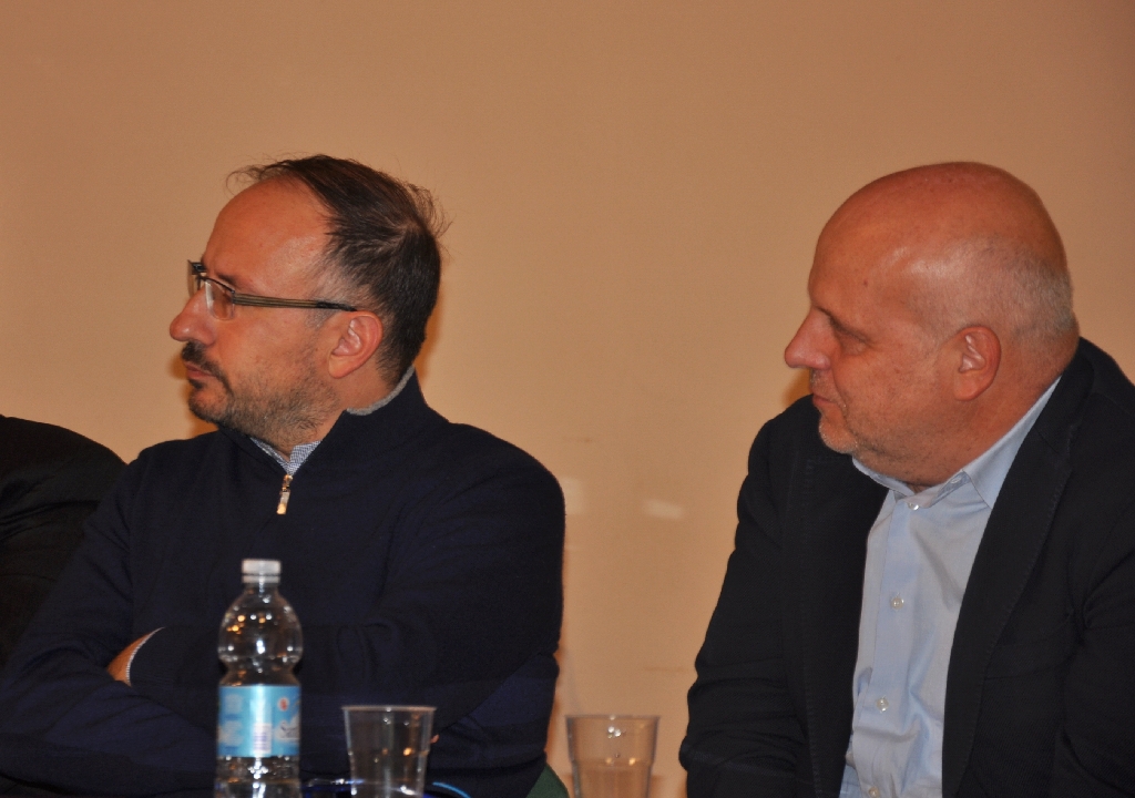 I sindaci di Asti e di Alba, rispettivamente Dott. Maurizio Rasero e Dott. Maurizio Marello, presenti all incontro per la riattivazione delle Linea ferroviaria Asti-Alba.