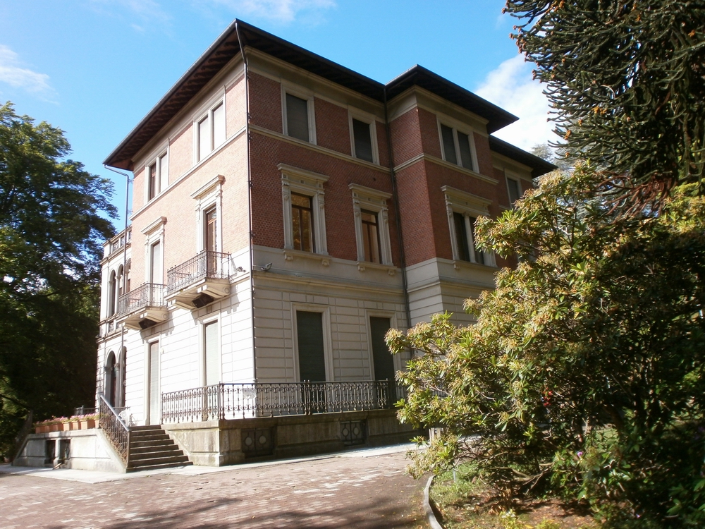 Veduta di Villa Bernocchi in Viale Giovanni Marsaglia, 7 a Premeno (VB), sede del Convegno su Green 3.0 - Ambiente & Benessere. Ambiente & Sport.