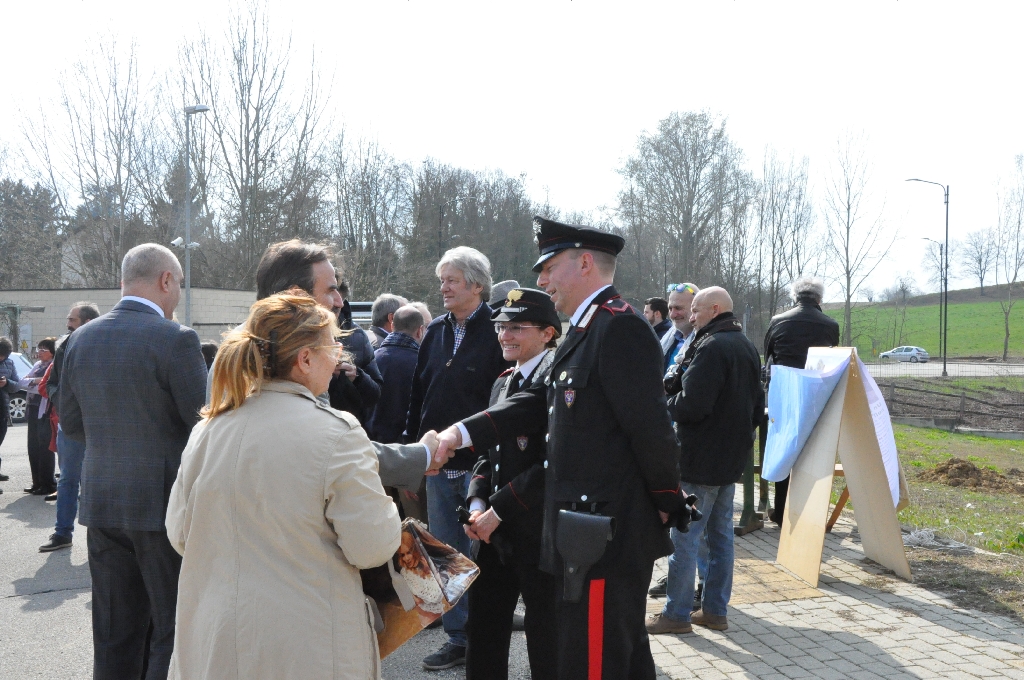 Partecipazione all inaugurazione da parte dei rappresentanti dei Carabinieri forestali [Foto di Daniela Bosia].