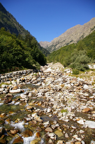 Torrente montano piemontese.